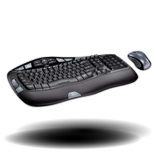 Logitech Desktop Wave Keyboard 2 Icon 256x256 png